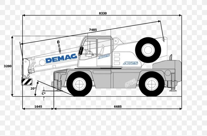 Demag Mobile Crane Terex Car, PNG, 900x595px, Demag, Area, Automotive Design, Automotive Tire, Brand Download Free
