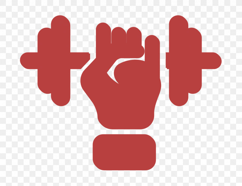 Gym Icon Hand With A Dumbbell Icon Lodgicons Icon, PNG, 1236x952px, Gym Icon, Dumbbell, Exercise, Fitness Centre, Front Raise Download Free