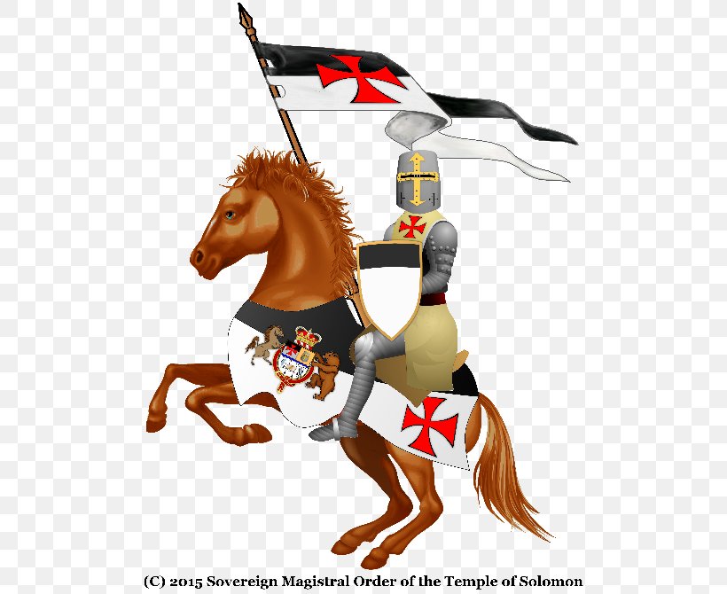 Knights Templar Solomon's Temple Secret Society Heraldry, PNG, 500x670px, Knights Templar, Animal Figure, Art, Fictional Character, Herald Download Free