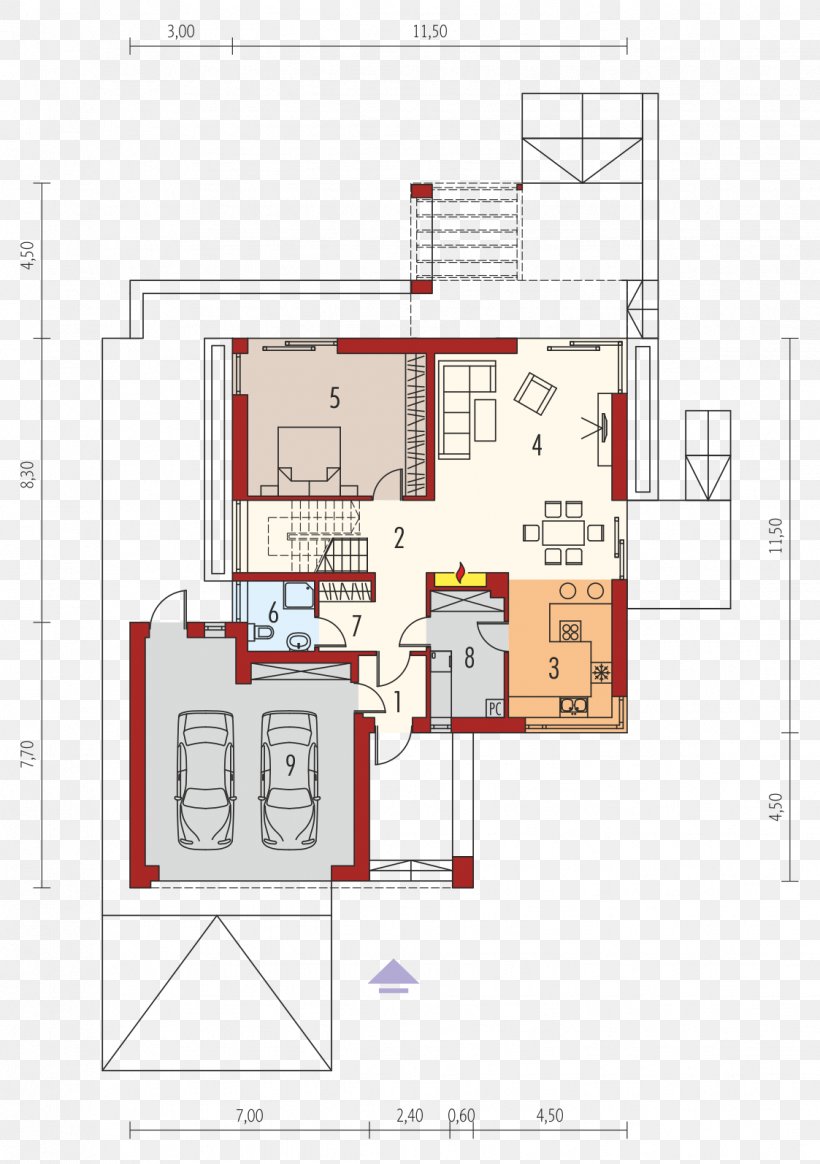 Floor Plan House Square Meter Garage, PNG, 1123x1595px, Floor Plan, Archipelago, Area, Bathroom, Diagram Download Free