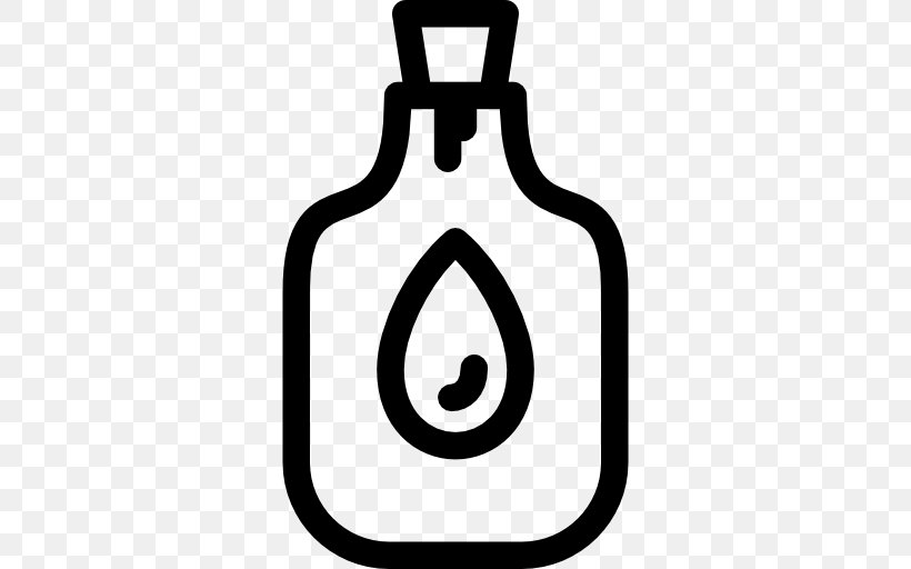 Massage Oil Bottle, PNG, 512x512px, Massage, Area, Black And White, Bottle, Gratis Download Free