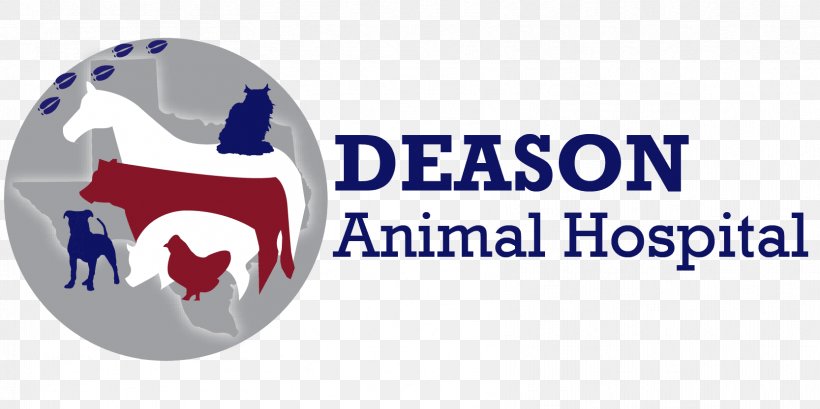 Deason Animal Hospital Dog Cat Horse Logo, PNG, 1667x833px, Dog, Blue, Brand, Cat, Cattle Download Free