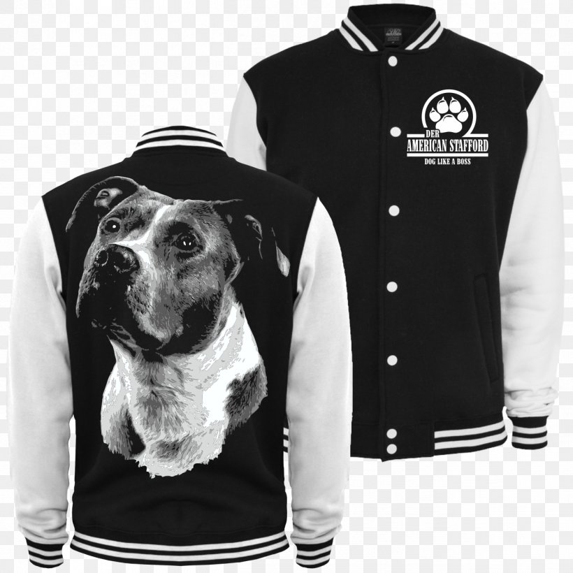 T-shirt Bulldog Jacket American Staffordshire Terrier, PNG, 1301x1301px, Tshirt, American Staffordshire Terrier, Black, Black And White, Brand Download Free
