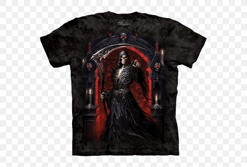 T-shirt Death Sleeve Clothing, PNG, 555x555px, Tshirt, Black, Clothing, Clothing Sizes, Costume Download Free