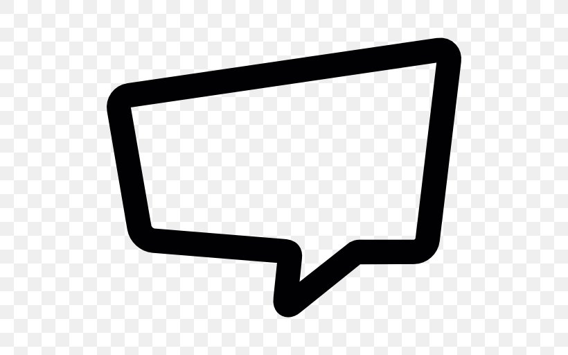 Speech Balloon Text Clip Art, PNG, 512x512px, Speech Balloon, Black And White, Conversation, Online Chat, Rectangle Download Free