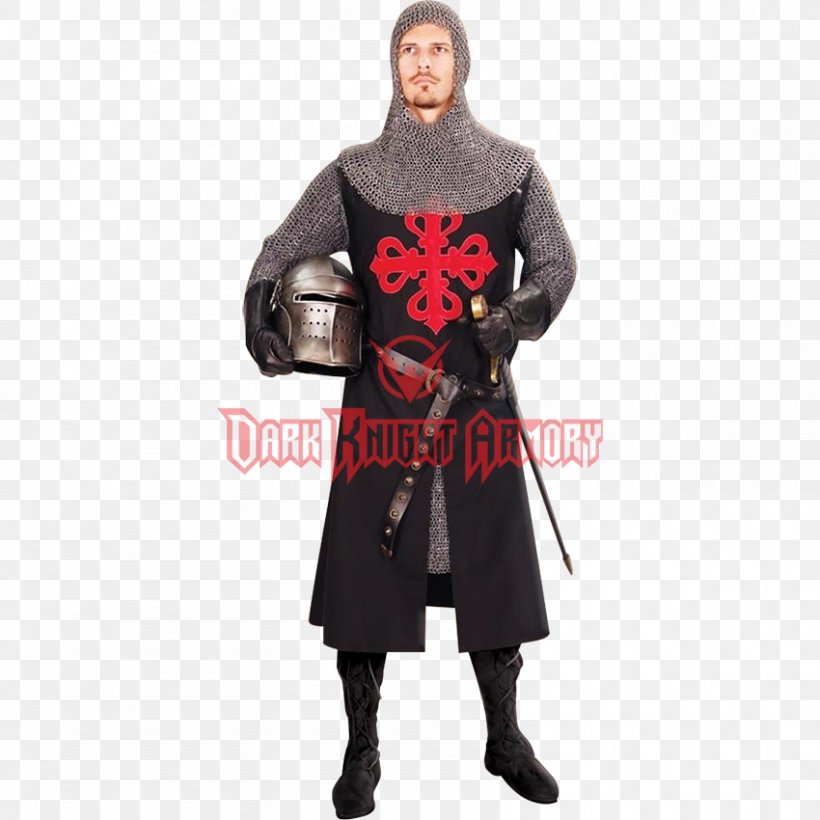 Middle Ages Crusades Tunic Knight Surcoat, PNG, 850x850px, Middle Ages, Cape, Cloak, Clothing, Components Of Medieval Armour Download Free