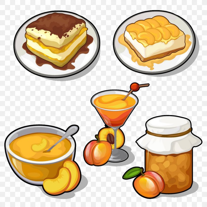 Food Fruit Preserves Illustration, PNG, 1000x1000px, Food, Apricot, Canning, Cartoon, Cuisine Download Free