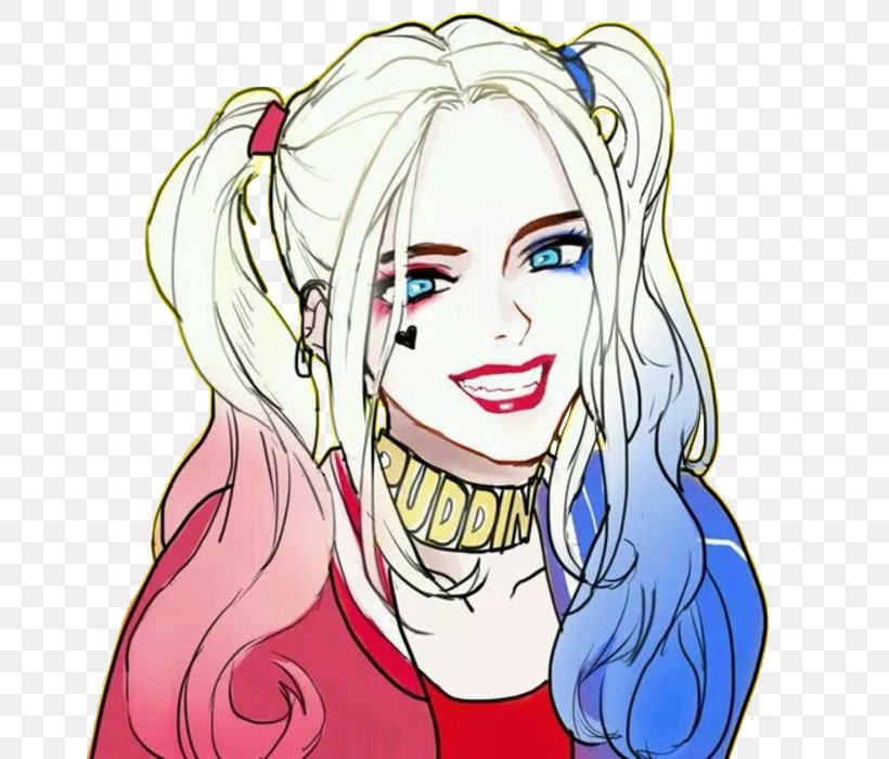 Margot Robbie Joker Harley Quinn Batman Poison Ivy, PNG, 700x700px, Watercolor, Cartoon, Flower, Frame, Heart Download Free