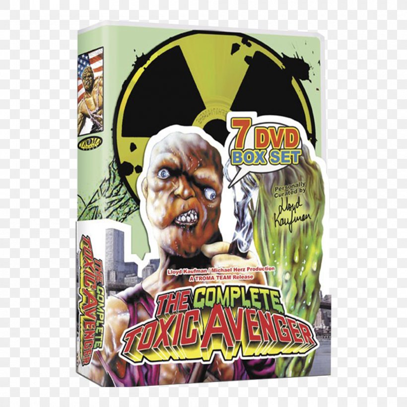 YouTube Troma Entertainment Box Set The Toxic Avenger Blu-ray Disc, PNG, 1000x1000px, Youtube, Bluray Disc, Box, Box Set, Dvd Download Free