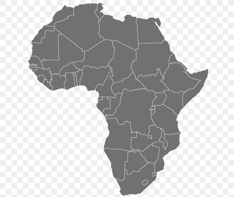 Africa Mapa Polityczna, PNG, 644x689px, Africa, Black And White, Blank Map, Country, Map Download Free