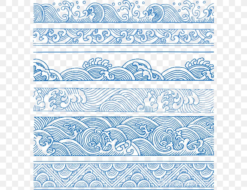 China Wind Wave Pattern, PNG, 600x631px, China, Area, Blue, Drawing, Geometry Download Free