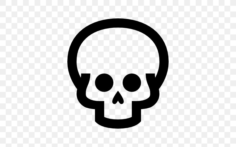 Skull Clip Art, PNG, 512x512px, Skull, Black And White, Bone, Head, Skull And Crossbones Download Free