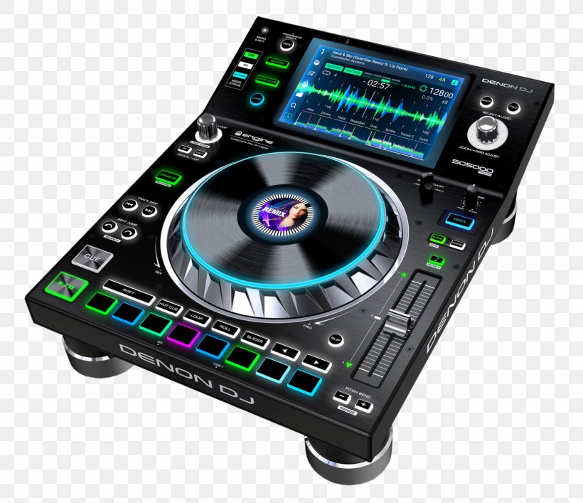 Denon Disc Jockey CDJ DJ Controller Audio Mixers, PNG, 1391x1200px, Denon, Audio, Audio Mixers, Cdj, Computer Dj Download Free