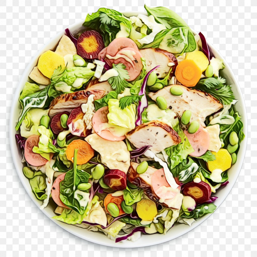 Salad, PNG, 1215x1215px, Watercolor, Caesar Salad, Dish, Fattoush, Greece Download Free