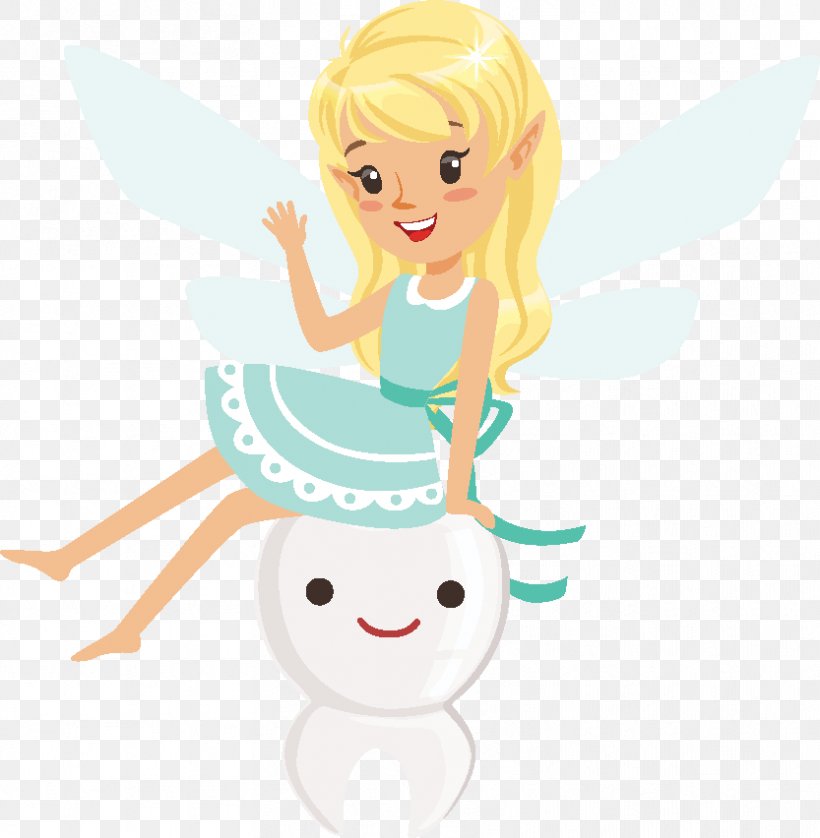 Tooth Fairy Little Girl Vector Graphics Illustration, PNG, 833x852px, Tooth Fairy, Angel, Art, Cartoon, Cupid Download Free