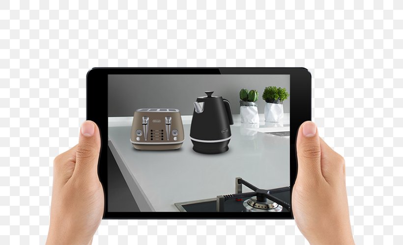 Augmented Reality De'Longhi Coffeemaker Home Appliance Nespresso, PNG, 740x500px, Augmented Reality, Coffeemaker, Electronic Device, Electronics, Espresso Machines Download Free