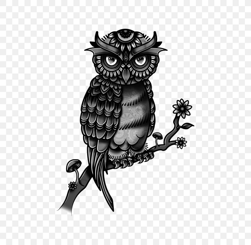 Owl Tattoo Flash Drawing Fashion, PNG, 517x800px, Owl, Art, Beak, Bird, Bird Of Prey Download Free