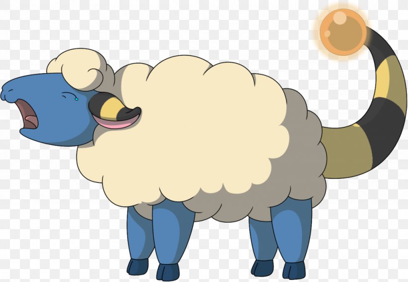 Do Androids Dream Of Electric Sheep? Mareep Flaaffy Pokémon, PNG, 1024x708px, Sheep, Art, Carnivoran, Cartoon, Cattle Like Mammal Download Free