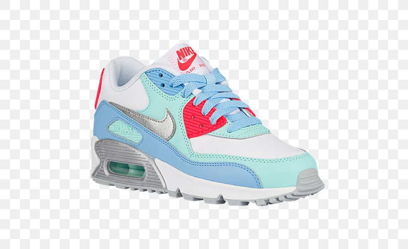 Sports Shoes Nike Air Max 90 Wmns Clothing, PNG, 500x500px, Sports Shoes, Adidas, Aqua, Athletic Shoe, Azure Download Free