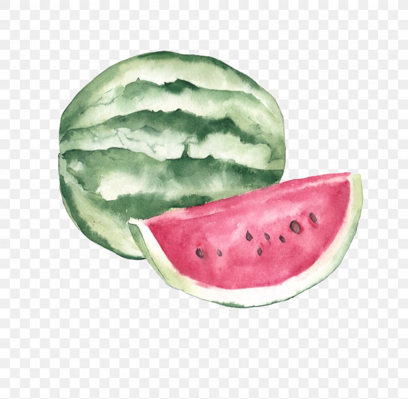 Watercolor Painting Fruit Poster Illustration, PNG, 3427x3353px, Watercolor Painting, Art, Artist, Auglis, Citrullus Download Free