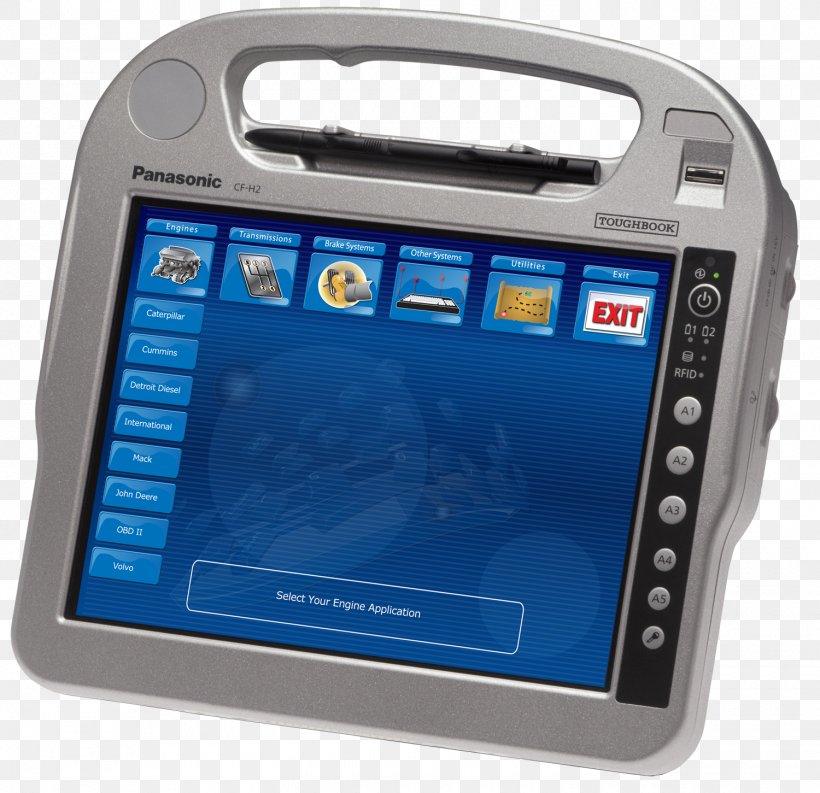 Laptop Panasonic Toughbook H1 Computer, PNG, 1500x1451px, Laptop, Computer, Electric Blue, Electronic Device, Electronics Download Free