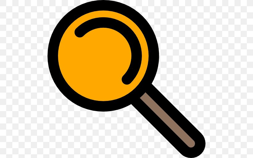 Magnifying Glass Clip Art, PNG, 512x512px, Magnifying Glass, Button, Symbol, User Interface, Yellow Download Free