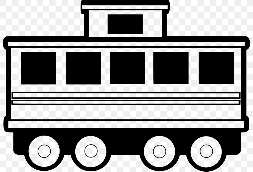 Rail Transport Train Passenger Car Clip Art, PNG, 800x557px, Rail Transport, Black And White, Brand, Drawing, Hopper Car Download Free
