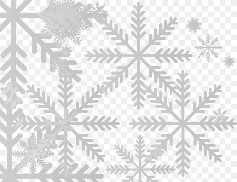 Snowflake Euclidean Vector, PNG, 1298x1001px, Snowflake, Area, Black And White, Border, Monochrome Download Free