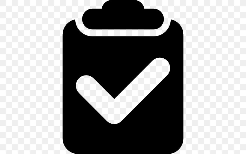 Check Mark Clipboard Download, PNG, 512x512px, Check Mark, Black, Black And White, Button, Clipboard Download Free