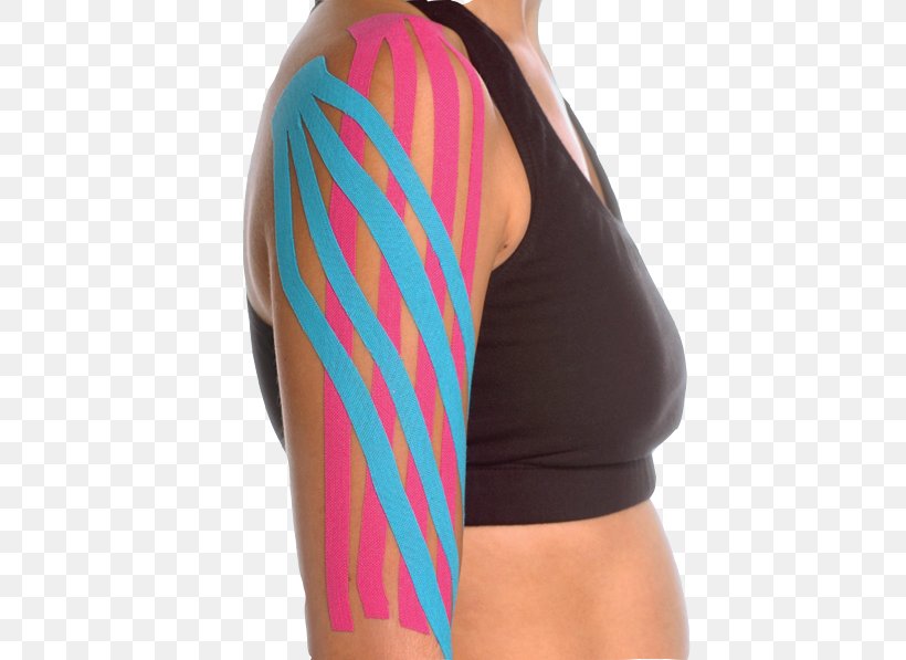 Elastic Therapeutic Tape Kinesiology Athletic Taping Lymphedema Physical Therapy, PNG, 600x597px, Watercolor, Cartoon, Flower, Frame, Heart Download Free
