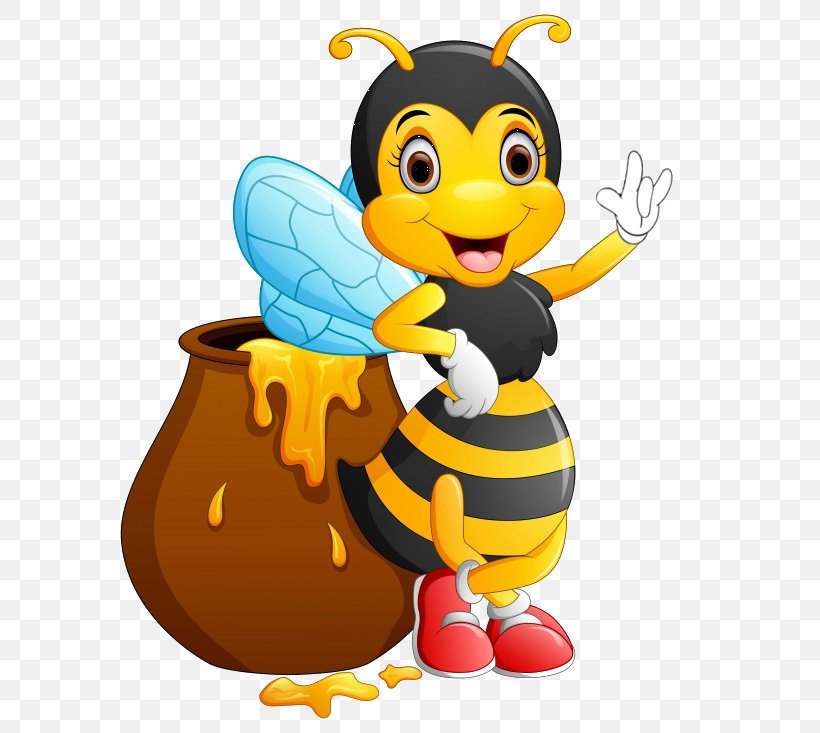 Bee Vector Graphics Clip Art Image Drawing, PNG, 626x733px, Bee, Beak, Beehive, Bird, Cartoon Download Free