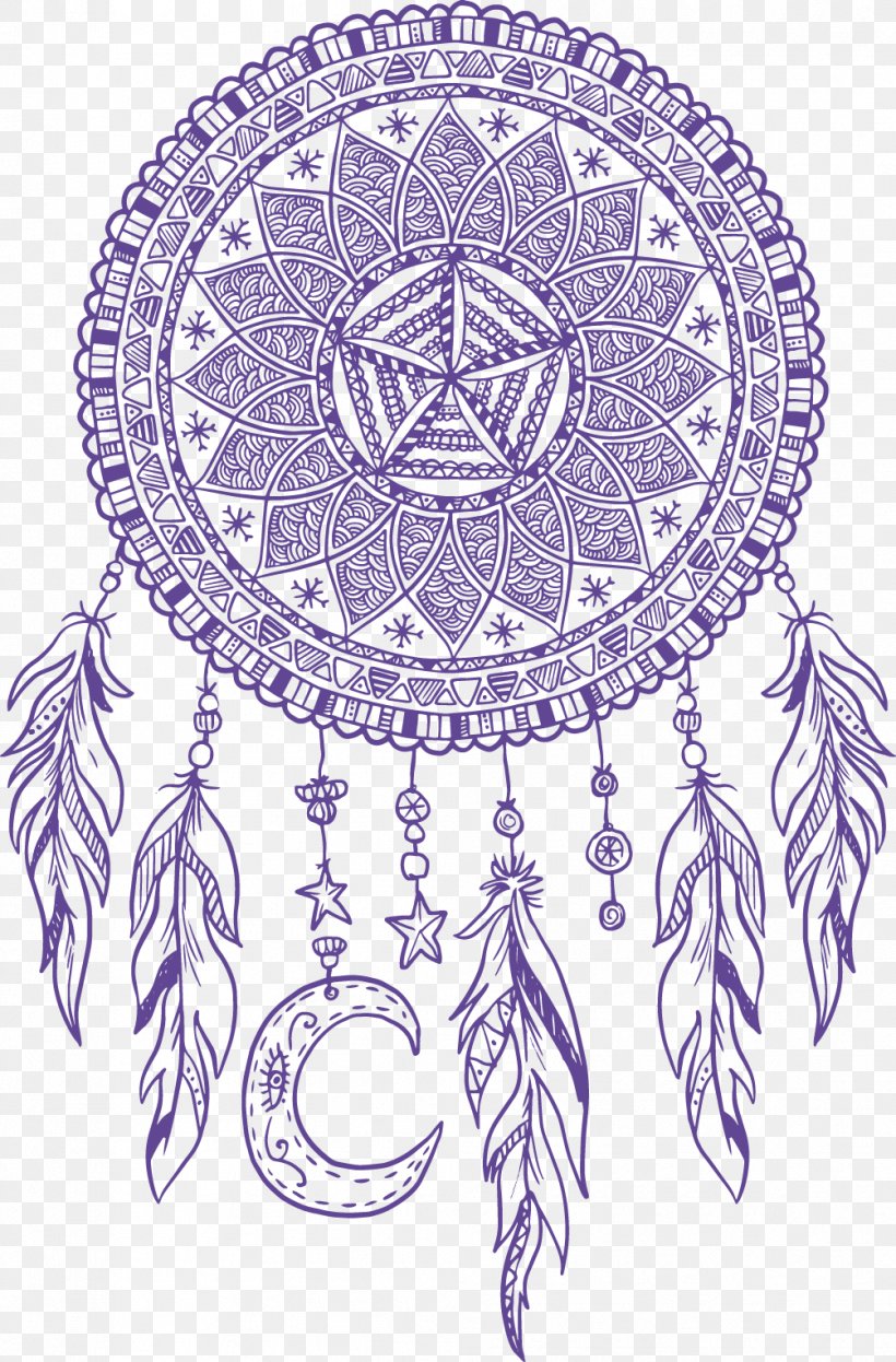 Dreamcatcher Euclidean Vector Pattern, PNG, 1004x1526px, Dreamcatcher, Art, Creative Arts, Drawing, Ornament Download Free