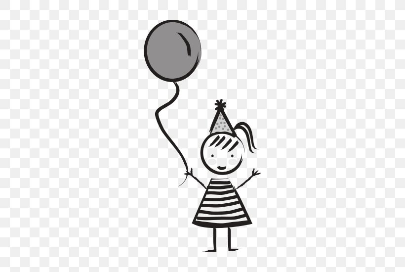 Illustration Stock Photography Vector Graphics Royalty-free Balloon Girl, PNG, 550x550px, Stock Photography, Art, Balloon Girl, Blackandwhite, Cartoon Download Free