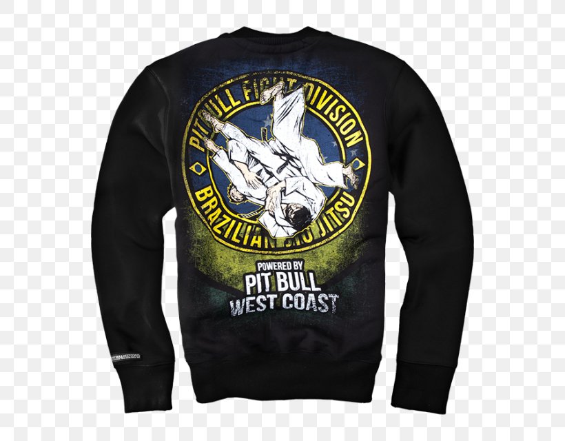 T-shirt American Pit Bull Terrier Hoodie Brazilian Jiu-jitsu Bluza, PNG, 640x640px, Tshirt, American Pit Bull Terrier, Bluza, Brand, Brazilian Jiujitsu Download Free