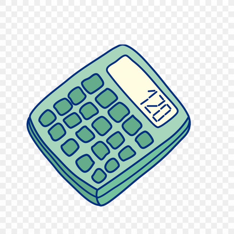 Cartoon Illustration, PNG, 2362x2362px, Cartoon, Area, Calculator, Numeric Keypad, Office Equipment Download Free