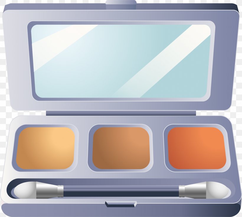 Cosmetics Eye Shadow Compact Clip Art, PNG, 2400x2152px, Cosmetics, Brush, Compact, Eye Liner, Eye Shadow Download Free