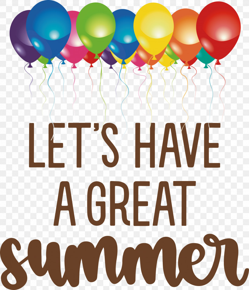 Great Summer Summer, PNG, 2579x3000px, Great Summer, Balloon, Birthday, Happiness, Line Download Free