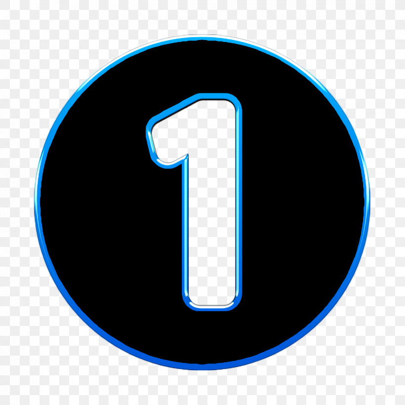 Icon Number One Inside A Circle Icon Shops Icon, PNG, 1234x1234px, Icon, Electric Blue, Line, Logo, Number Download Free