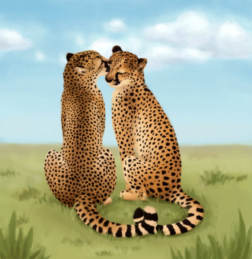 King Cheetah Cat Leopard Valentine's Day, PNG, 1600x1650px, Cheetah, Animal, Big Cat, Big Cats, Carnivora Download Free