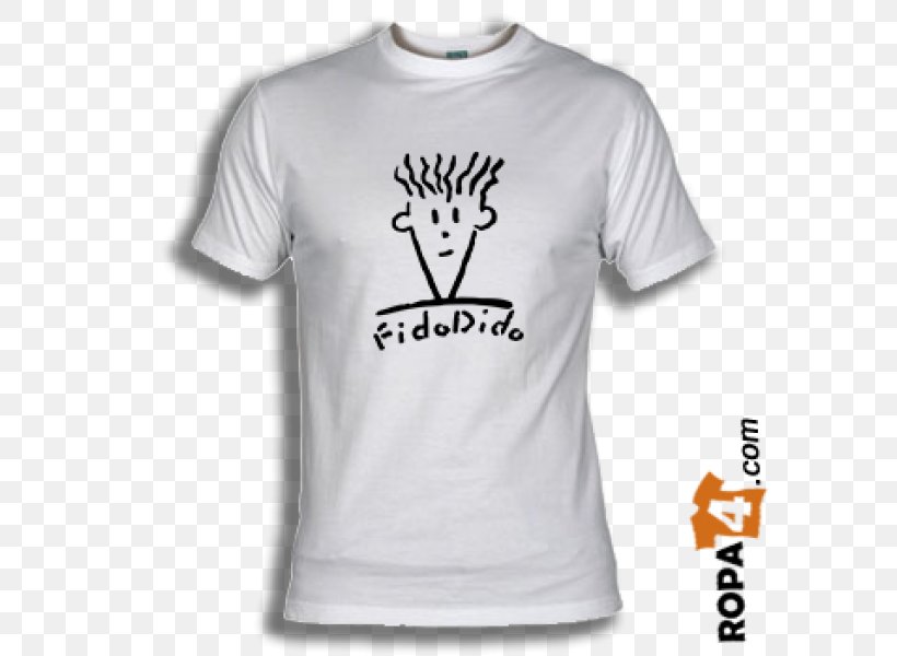 T-shirt Capitan Fido Dido Sleeve Logo, PNG, 600x600px, 7 Up, Tshirt, Active Shirt, Animal, Brand Download Free