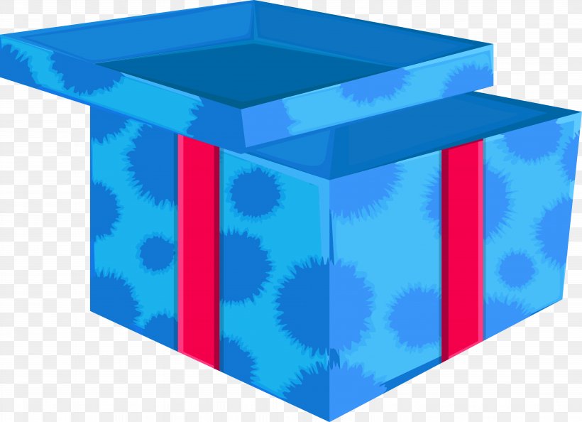 Blue Gift Box Vector, PNG, 5939x4304px, Box, Blue, Gift, Logo, Pattern Download Free