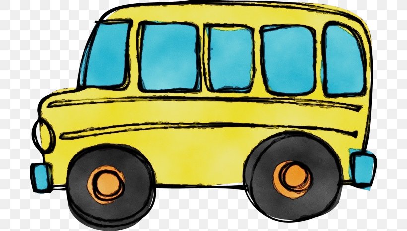 School Bus Cartoon, PNG, 700x465px, Watercolor, Bus, Car, Mode Of Transport, Motor Vehicle Download Free