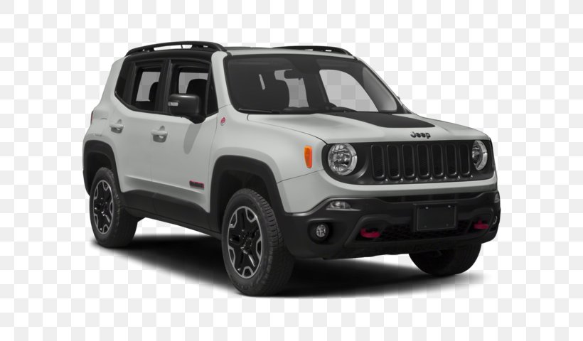 Jeep Trailhawk Chrysler Dodge Sport Utility Vehicle, PNG, 640x480px, 2018 Jeep Renegade, 2018 Jeep Renegade Trailhawk, Jeep, Automotive Exterior, Automotive Tire Download Free