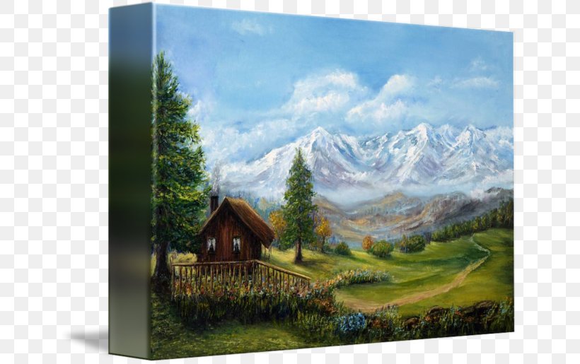 Oil Painting Landscape Painting, PNG, 650x515px, Painting, Acrylic Paint, Art, Canvas, Drawing Download Free
