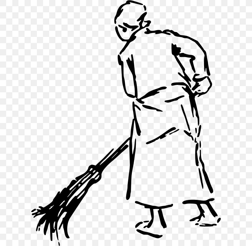 Broom Drawing Clip Art, PNG, 618x800px, Broom, Arm, Art, Artwork, Black Download Free