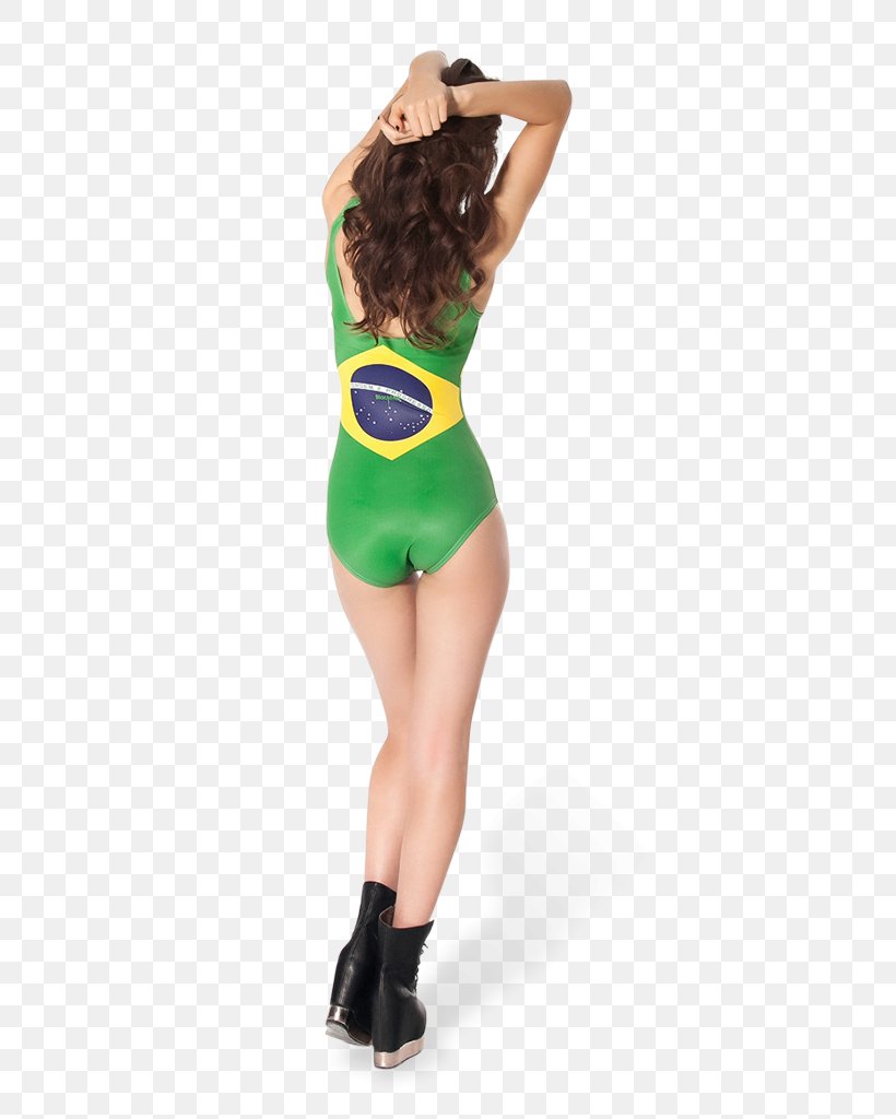 One-piece Swimsuit Flag Of Brazil, PNG, 683x1024px, Watercolor, Cartoon, Flower, Frame, Heart Download Free