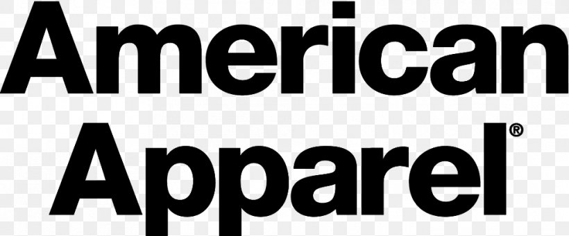 T-shirt American Apparel Clothing Downtown Los Angeles Logo, PNG, 987x411px, Tshirt, American Apparel, Area, Black And White, Brand Download Free