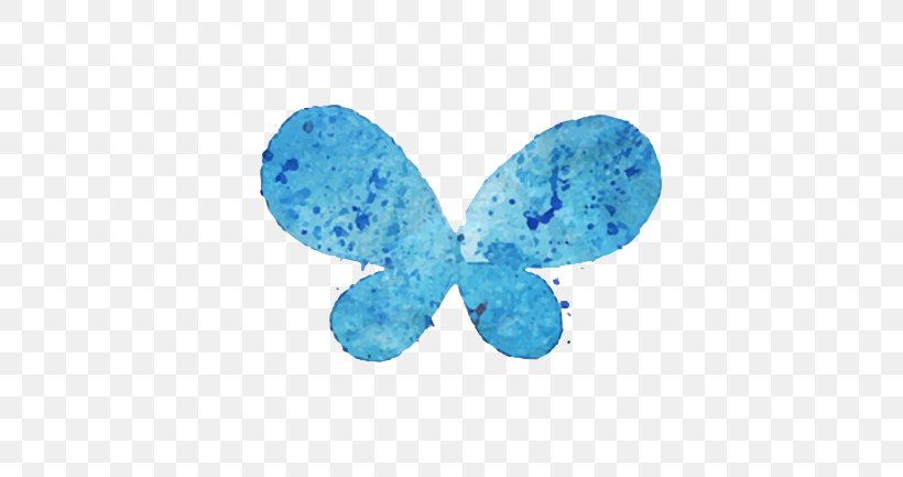 Butterfly Watercolor Painting Crayon, PNG, 650x433px, Butterfly, Aqua, Azure, Blue, Color Download Free