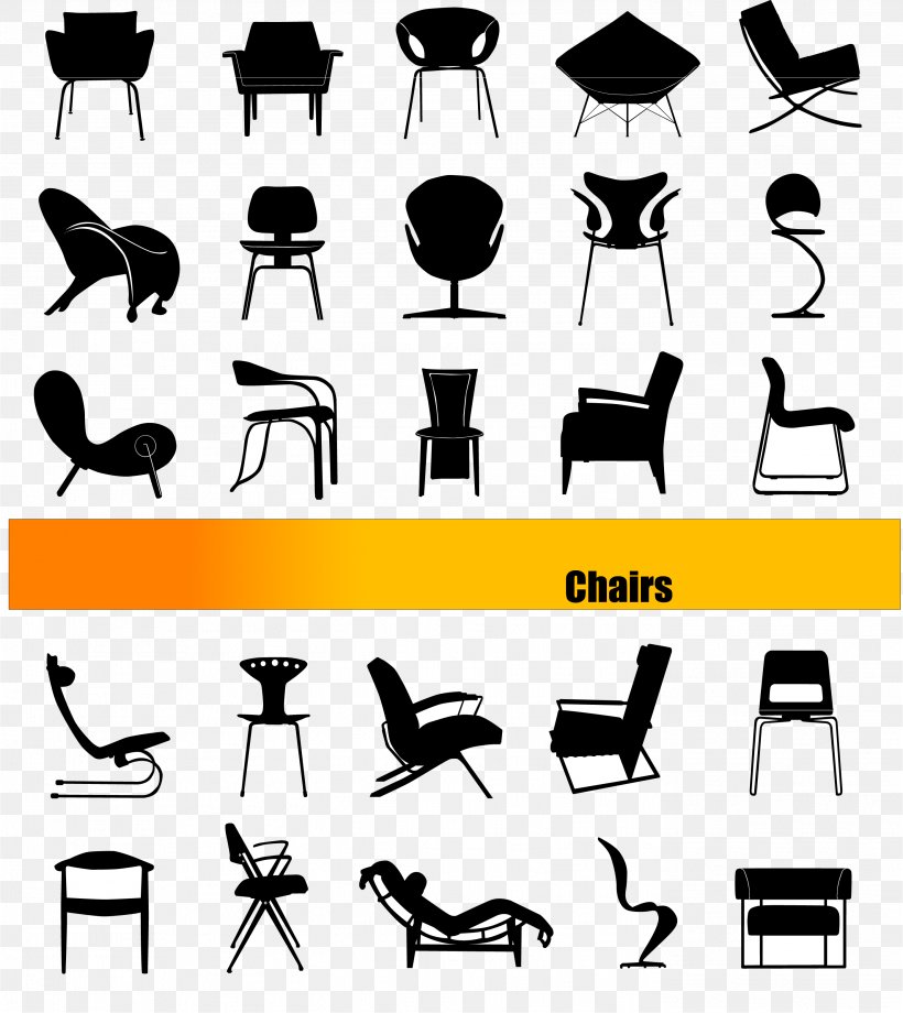 Chair Couch Seat Illustration, PNG, 2789x3131px, Chair, Black And White, Couch, Deckchair, Fashion Accessory Download Free
