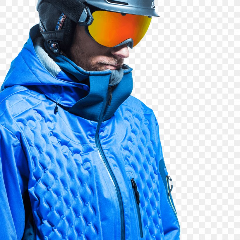 Goggles Ski Suit Outerwear Jacket Hood, PNG, 958x960px, Goggles, Cobalt Blue, Cooling Vest, Diving Mask, Diving Snorkeling Masks Download Free